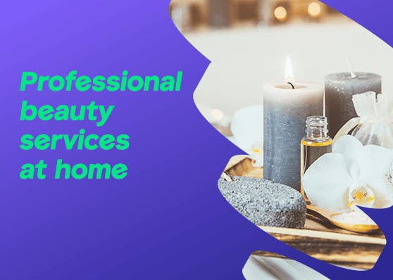 Professional beauty service at home